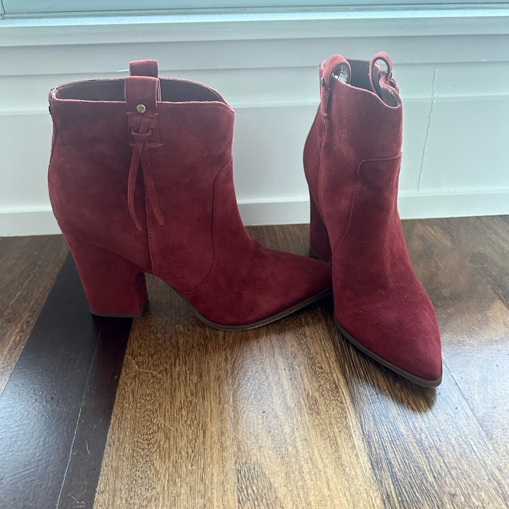 Sam Edelman suede ankle boots size 10 - Picture 6 of 9